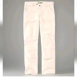 Carhartt Rugged Flex Rugby Double Front Pants Sz 30/32 White Painters Drywallers